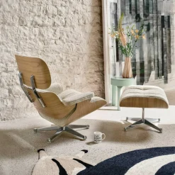 Eames Lounge Chair Sessel & Ottoman Stoff