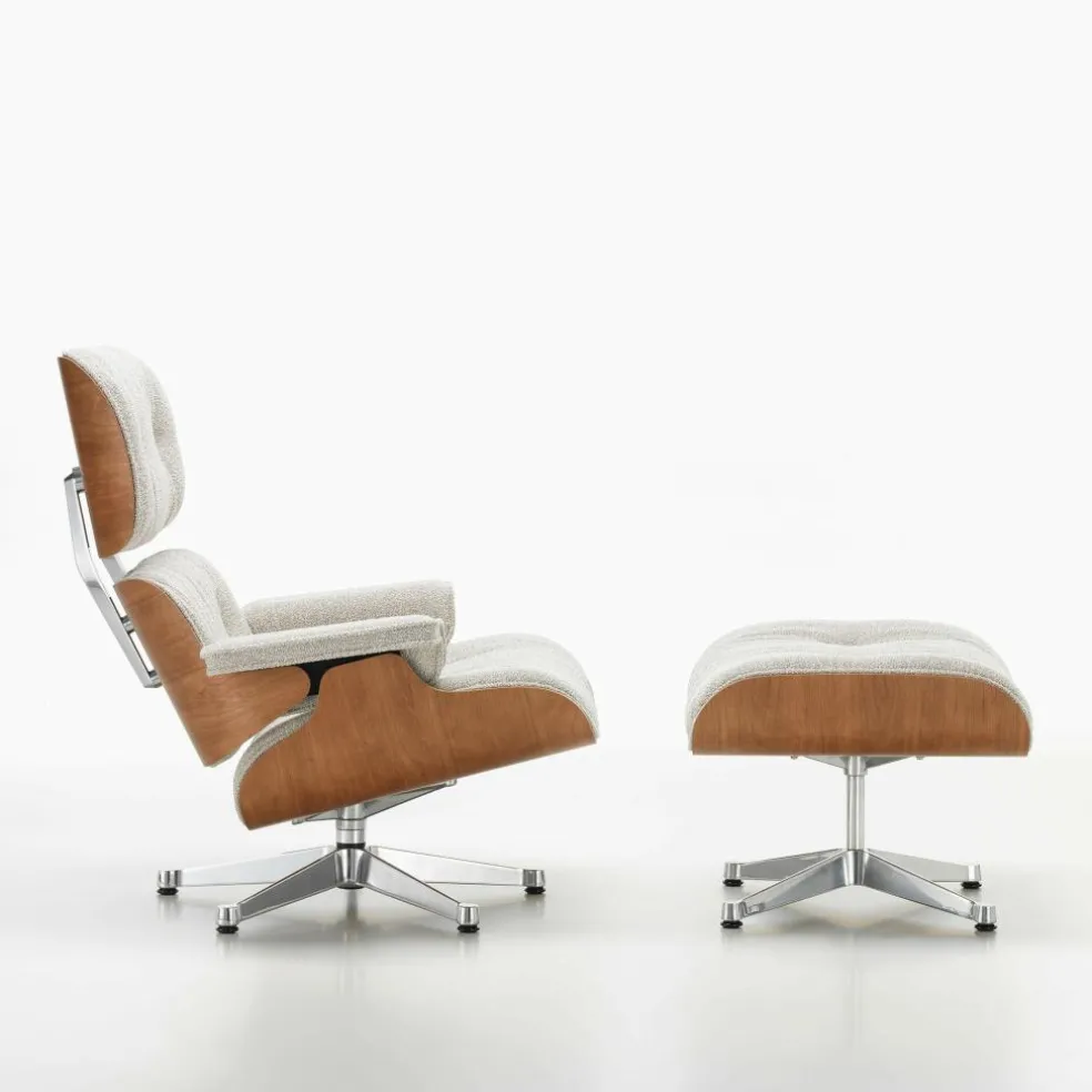 Eames Lounge Chair Sessel & Ottoman Stoff
