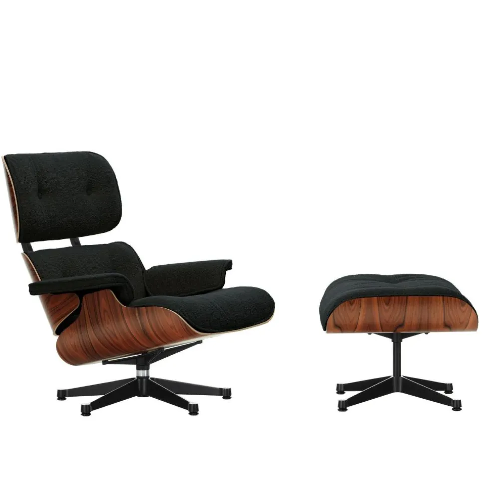 Eames Lounge Chair Sessel & Ottoman Stoff