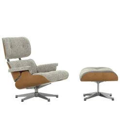 Eames Lounge Chair Sessel & Ottoman Stoff