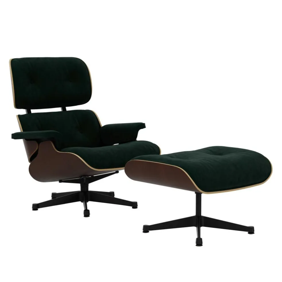 Eames Lounge Chair Sessel & Ottoman Stoff