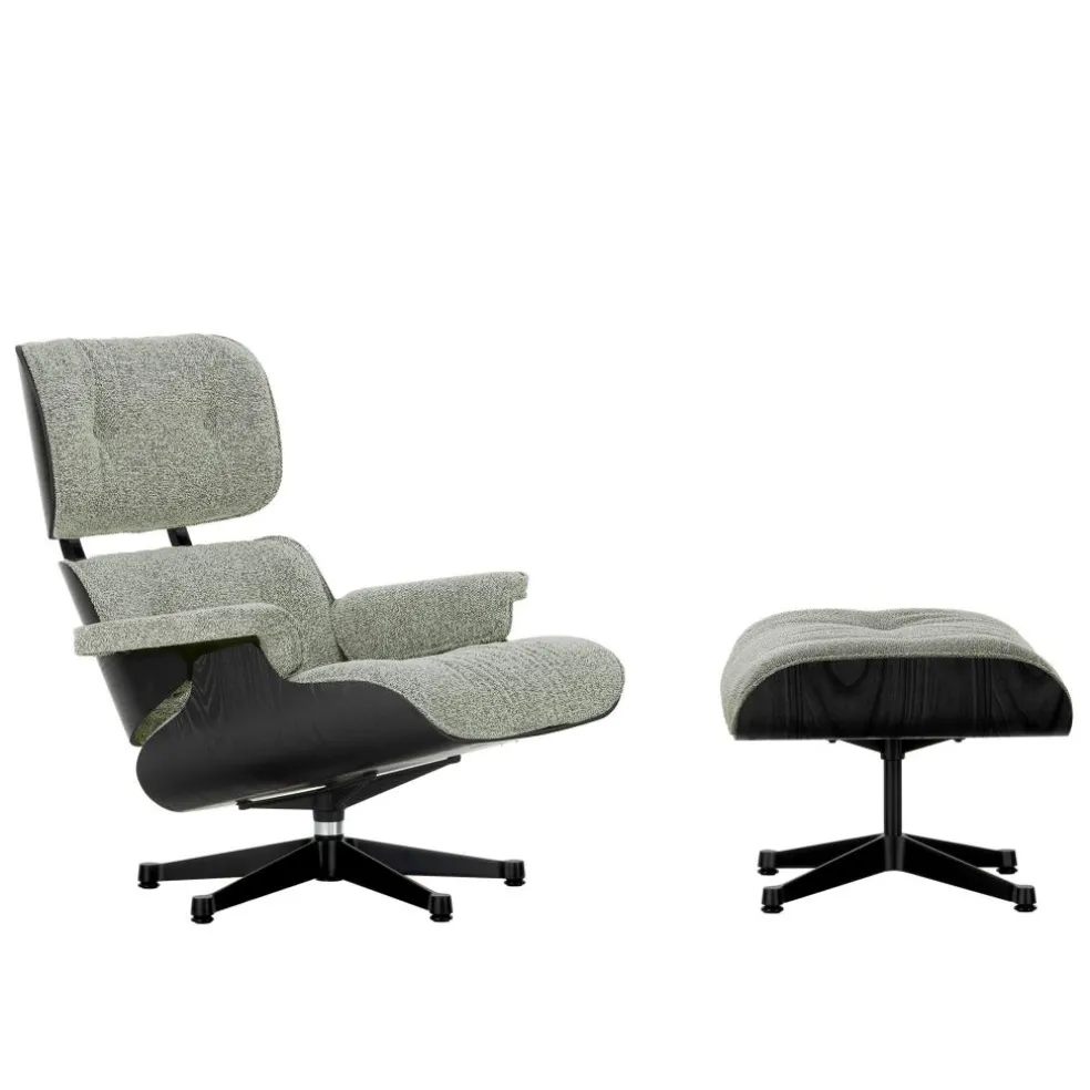 Eames Lounge Chair Sessel & Ottoman Stoff