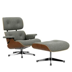 Eames Lounge Chair Sessel & Ottoman Stoff