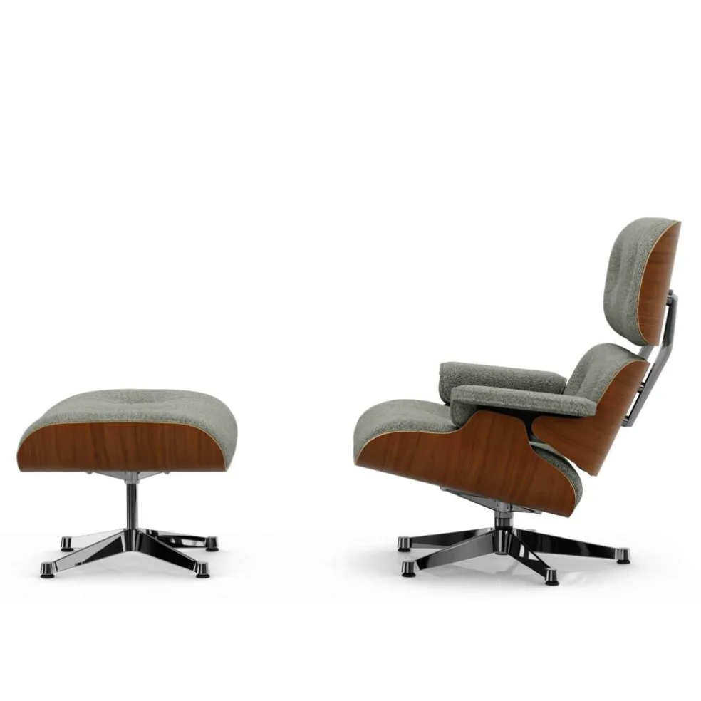Eames Lounge Chair Sessel & Ottoman Stoff