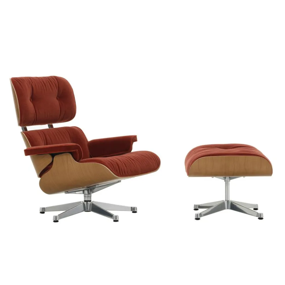 Eames Lounge Chair Sessel & Ottoman Stoff