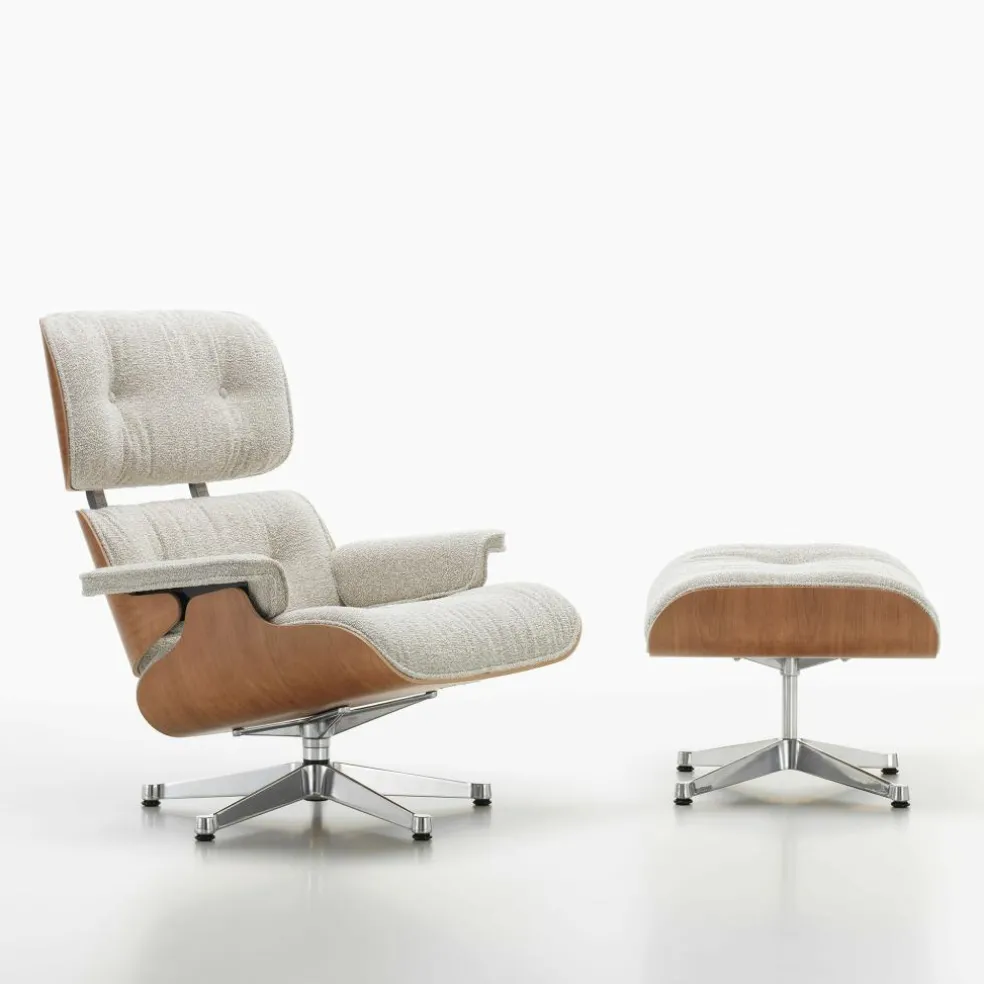Eames Lounge Chair Sessel & Ottoman Stoff