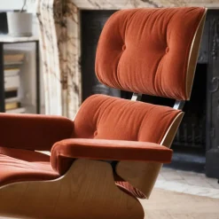 Eames Lounge Chair Sessel & Ottoman Stoff
