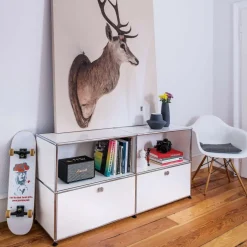 Eames Plastic Armchair DAW RE Ahorn gelblich