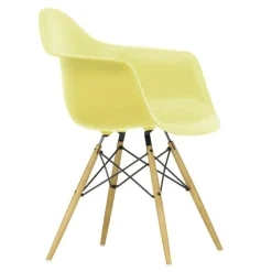 Eames Plastic Armchair DAW RE Ahorn gelblich