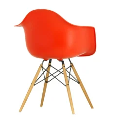 Eames Plastic Armchair DAW RE Ahorn gelblich