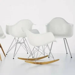 Eames Plastic Armchair DAX RE verchromt