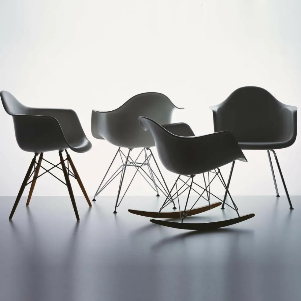 Eames Plastic Armchair DAX RE verchromt