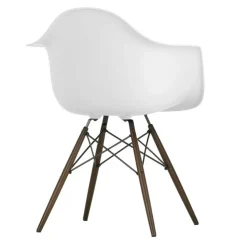 Eames Plastic Armchair DAW RE Ahorn dunkel