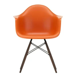 Eames Plastic Armchair DAW RE Ahorn dunkel
