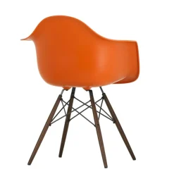 Eames Plastic Armchair DAW RE Ahorn dunkel