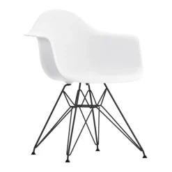 Eames Plastic Armchair DAR Gestell schwarz