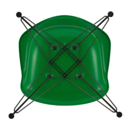 Eames Plastic Armchair DAR Gestell schwarz