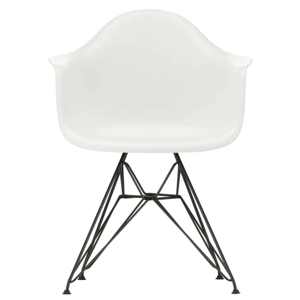 Eames Plastic Armchair DAR Gestell schwarz