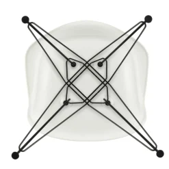 Eames Plastic Armchair DAR Gestell schwarz