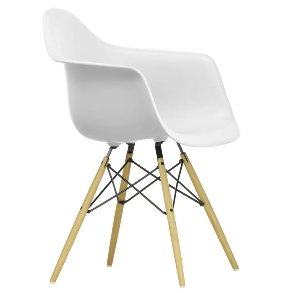 Eames Plastic Armchair DAW RE Gestell Esche