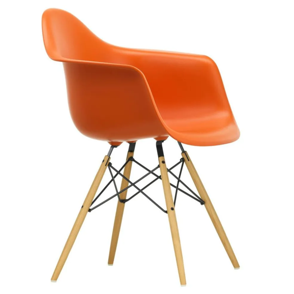 Eames Plastic Armchair DAW RE Gestell Esche