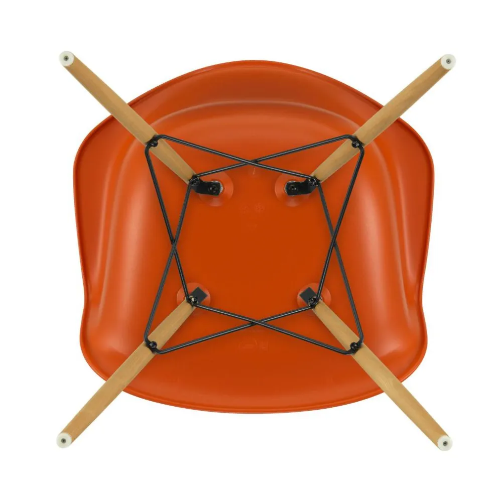 Eames Plastic Armchair DAW RE Gestell Esche
