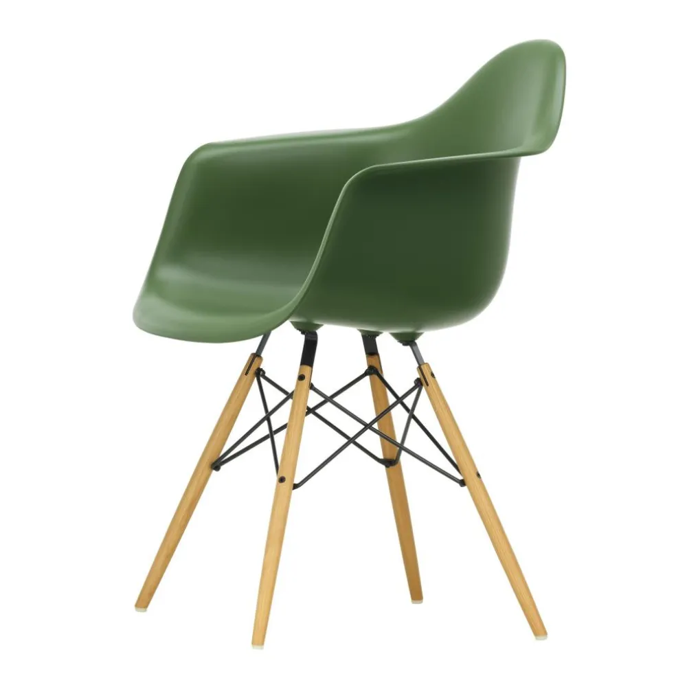 Eames Plastic Armchair DAW RE Gestell Esche