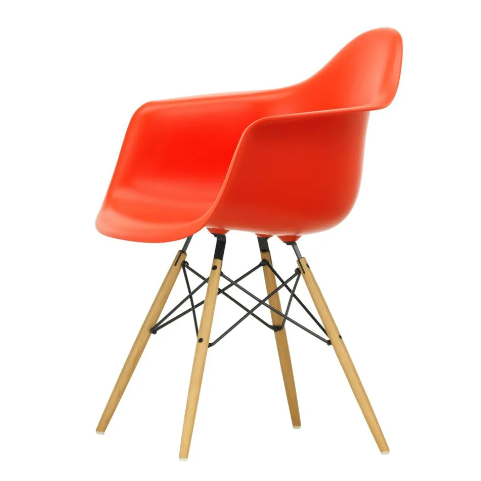 Eames Plastic Armchair DAW RE Gestell Esche