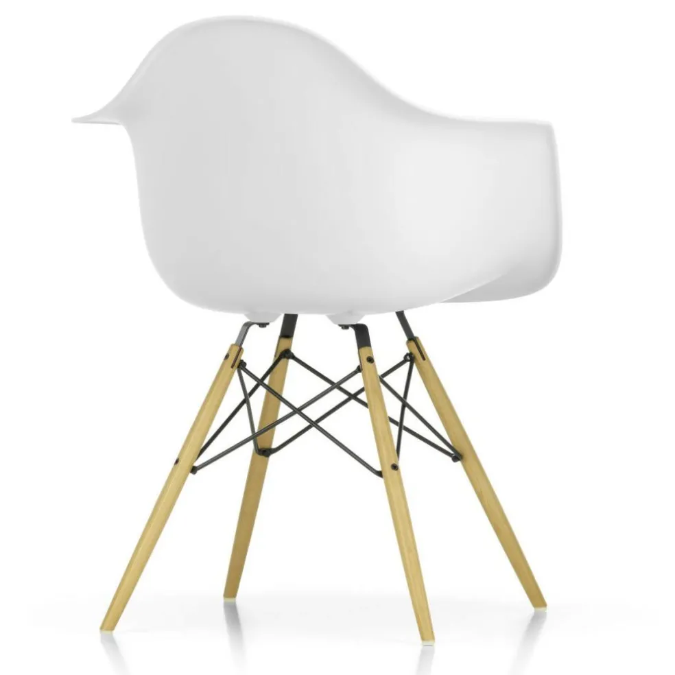 Eames Plastic Armchair DAW RE Gestell Esche