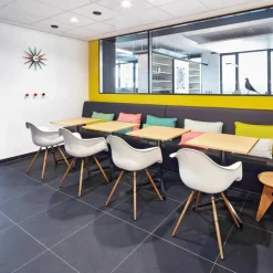 Eames Plastic Armchair DAW Gestell Esche