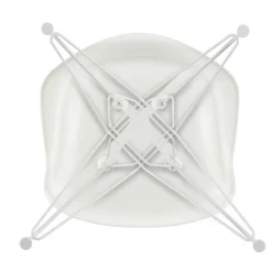 Eames Plastic Armchair DAR Gestell weiß