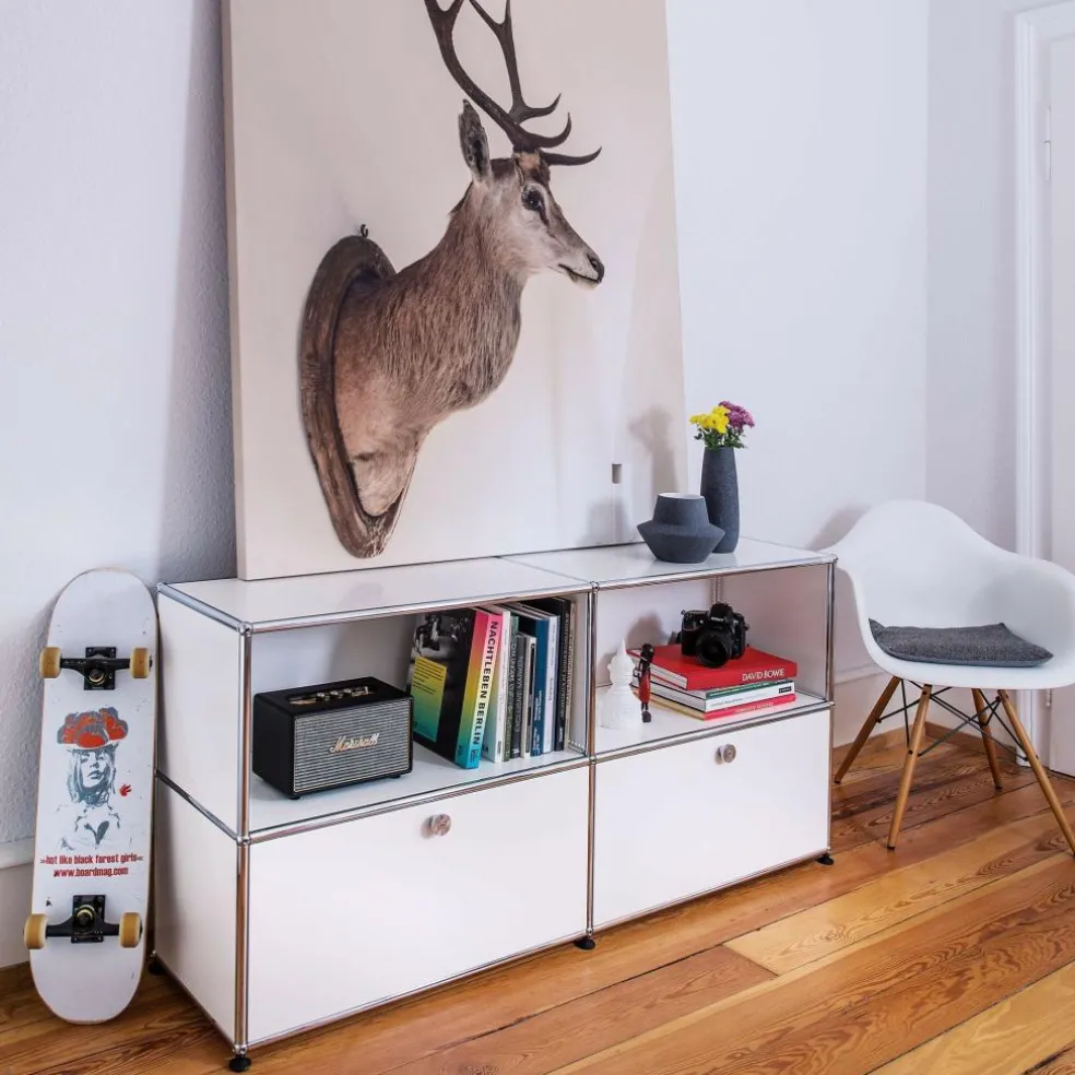 Eames Plastic Armchair DAW Ahorn gelblich