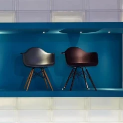 Eames Plastic Armchair DAW Ahorn gelblich