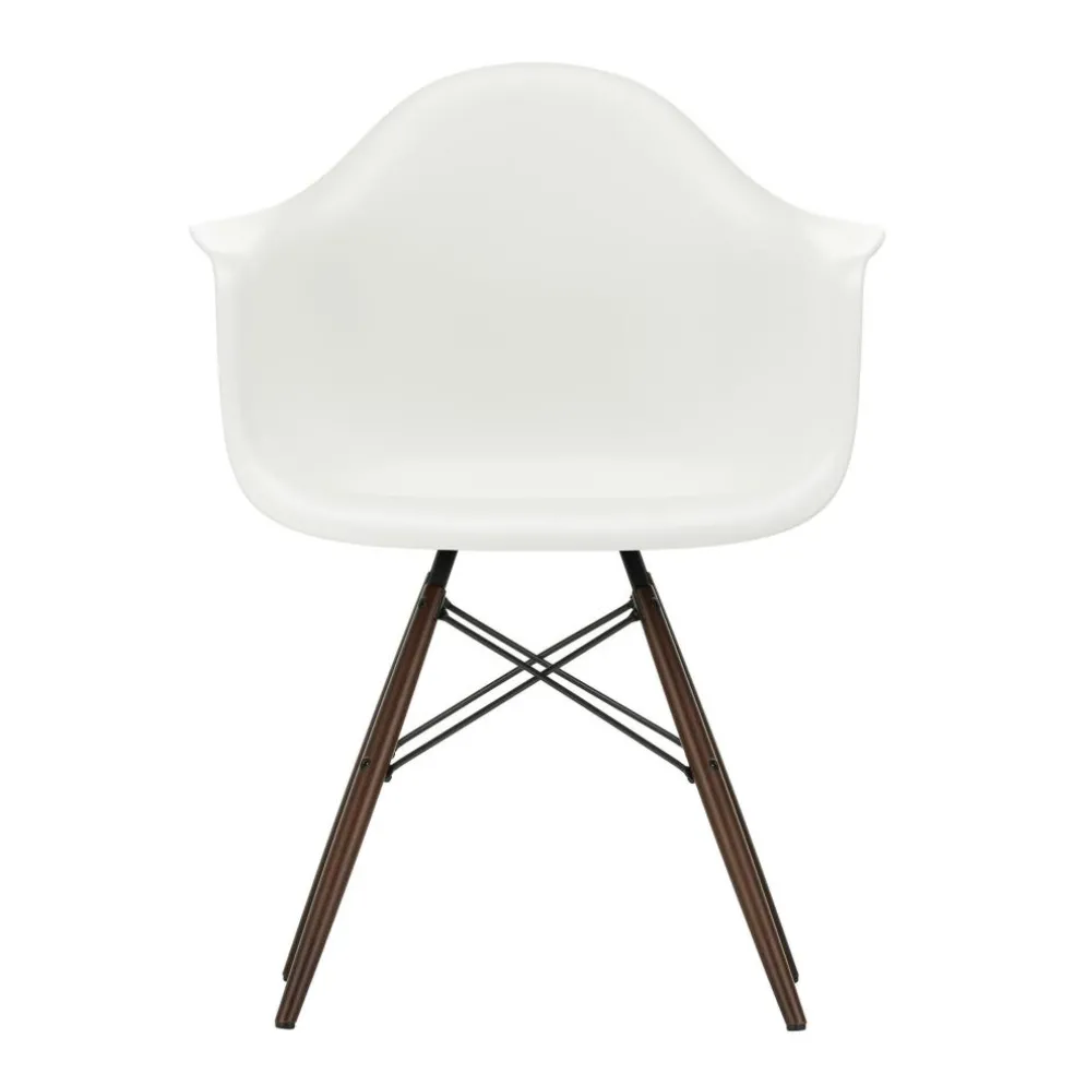 Eames Plastic Armchair DAW Gestell Ahorn dunkel