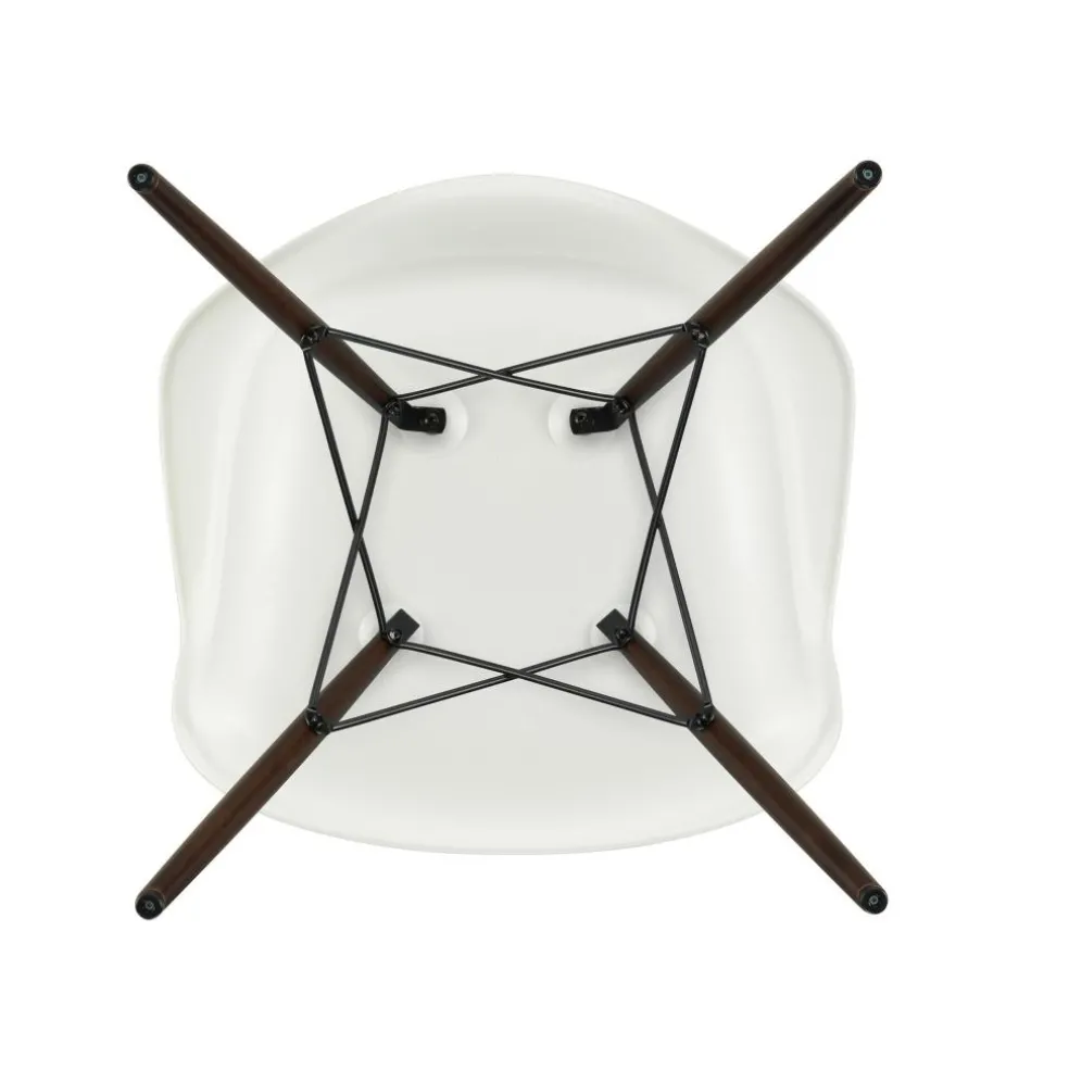 Eames Plastic Armchair DAW Gestell Ahorn dunkel