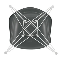 Eames Plastic Armchair DAR RE Gestell weiß