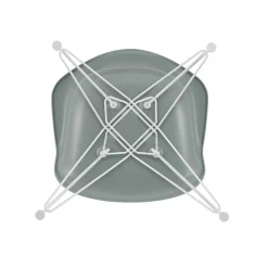 Eames Plastic Armchair DAR RE Gestell weiß