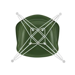 Eames Plastic Armchair DAR RE Gestell weiß