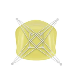 Eames Plastic Armchair DAR RE Gestell weiß