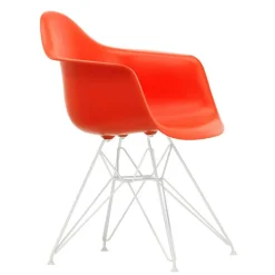 Eames Plastic Armchair DAR RE Gestell weiß