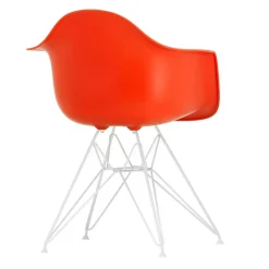 Eames Plastic Armchair DAR RE Gestell weiß