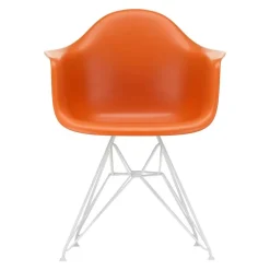 Eames Plastic Armchair DAR RE Gestell weiß