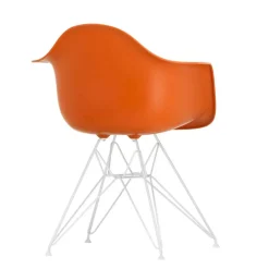 Eames Plastic Armchair DAR RE Gestell weiß