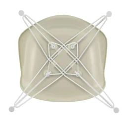 Eames Plastic Armchair DAR RE Gestell weiß