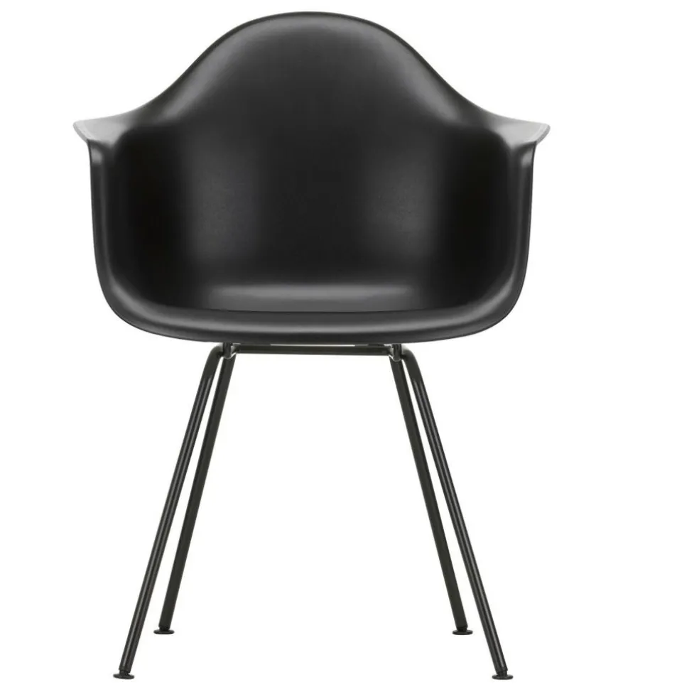 Eames Plastic Chair DAX RE Gestell schwarz