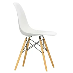 Eames Plastic Side Chair DSW Ahorn gelblich