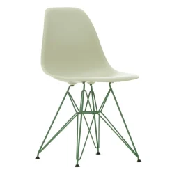 Eames Plastic Side Chair DSR RE Gestell meeresschaum grün