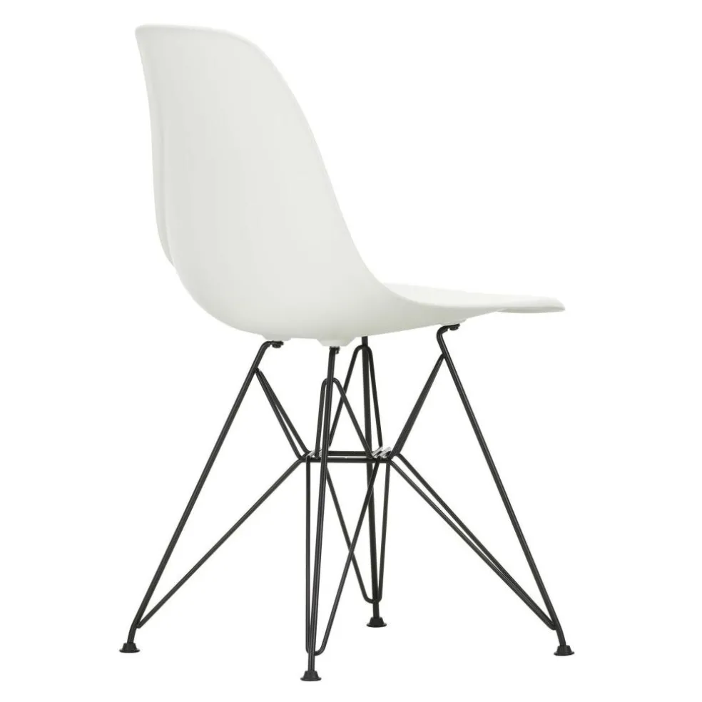 Eames Plastic Side Chair DSR Gestell schwarz