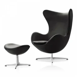 Egg/Das Ei™ Fußhocker Leder