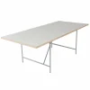 Eiermann 1 Tisch 200x90cm Gestell mittig 110x66x78cm